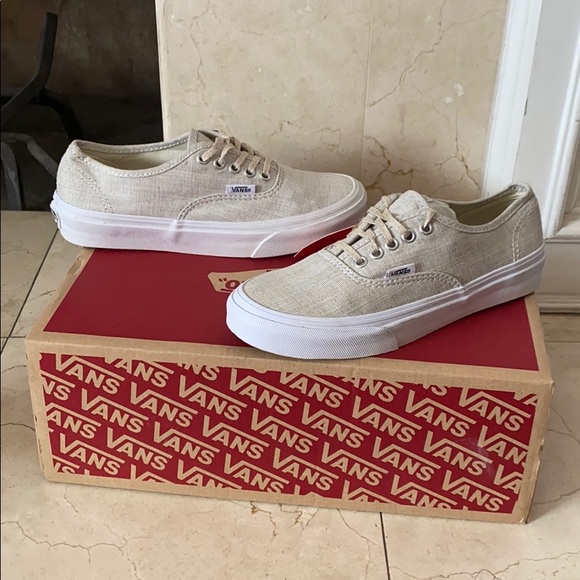 vans canvas beige